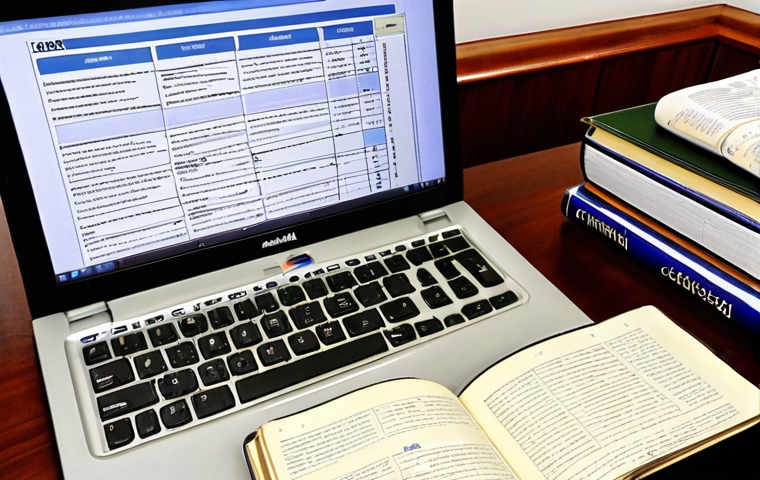**

A well-organized study desk with public administration textbooks, law books (labeled with terms like "Constitution," "Administrative Law," "Criminal Law" in Turkish if possible: "Anayasa", "İdare Hukuku", "Ceza Hukuku"), open notebooks with handwritten notes, a highlighted official gazette ("Resmi Gazete"), and a laptop displaying an online public administration course. The scene should convey diligent study and preparation. Focus on organization and accessible resources.

**