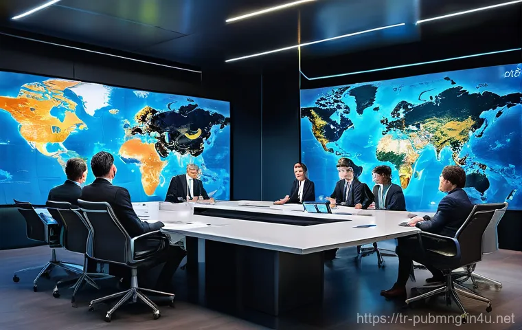 공공관리사 관련 국제 자격증 소개 - **Prompt 1: Global Collaboration in Public Administration**
    A diverse team of public administrat...