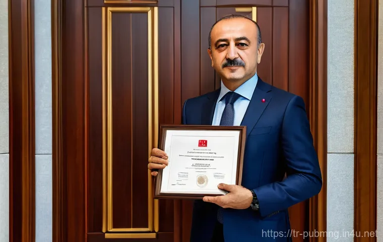 공공관리사 자격증의 장점과 단점 분석 - **Prompt:** A confident, middle-aged Turkish-looking professional, dressed in a sharp business suit,...