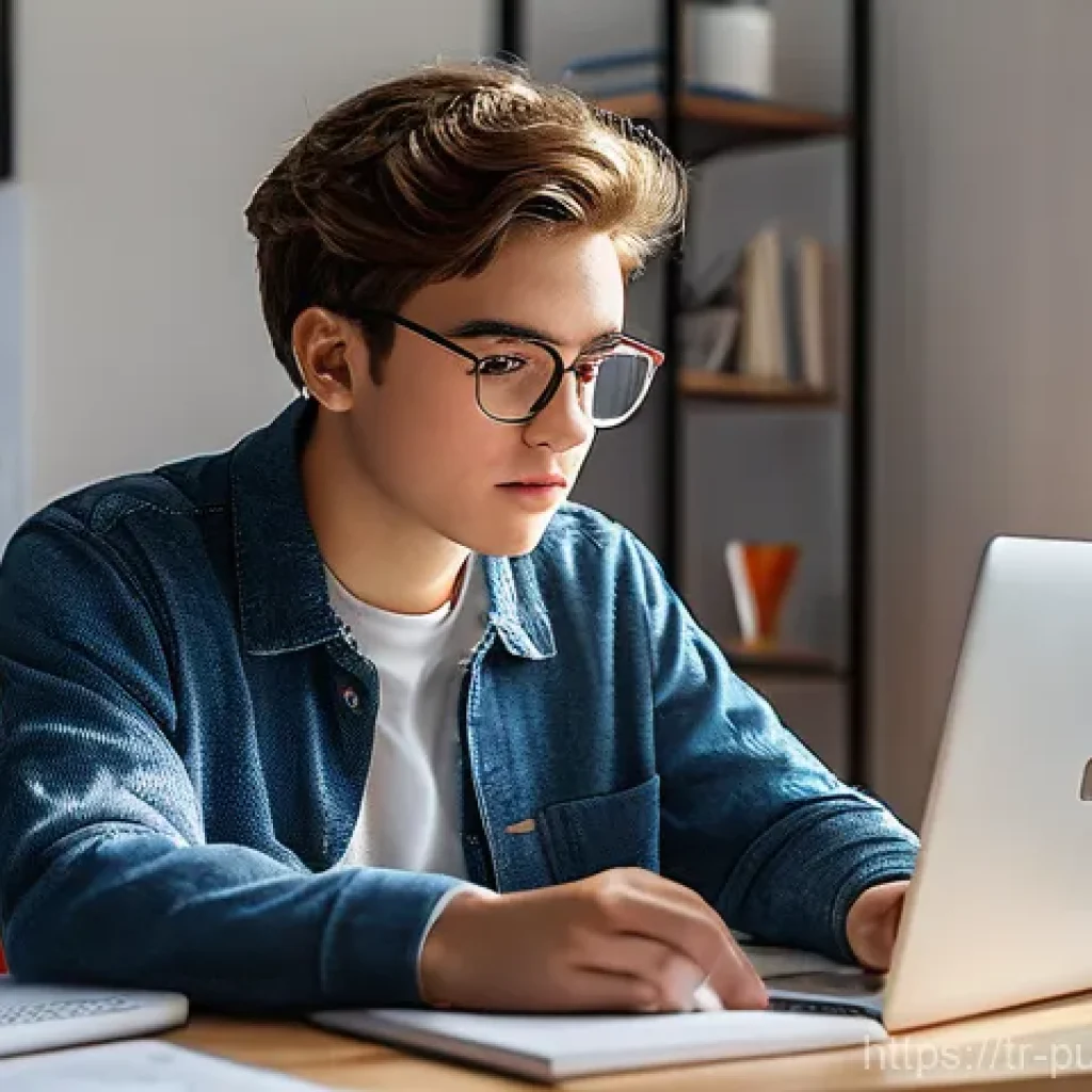 공공관리사 이론 시험 대비 학습 노하우 - **Prompt:** A focused young adult, of university age, diligently studying in a modern and well-organ...