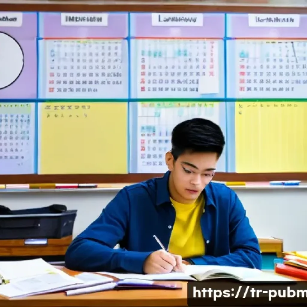 공공관리사 필기시험에서 시간 관리법 - **Prompt 1: Personalized Study Flow and Internal Clock Discovery**
    "A bright, naturally lit stud...