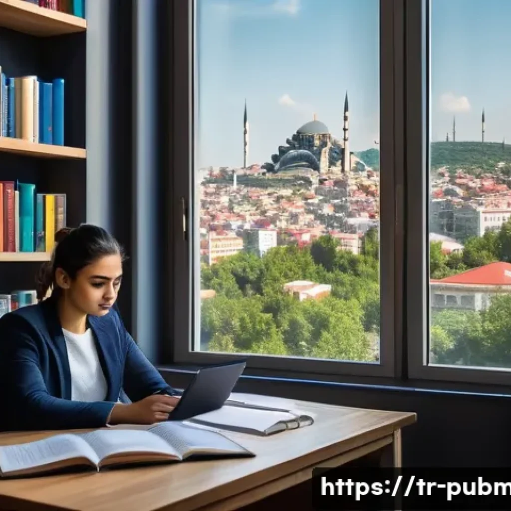 공공관리사 시험 대비를 위한 필수 자료와 체크리스트 - A focused Turkish university student studying Public Administration exam materials in a cozy, modern...