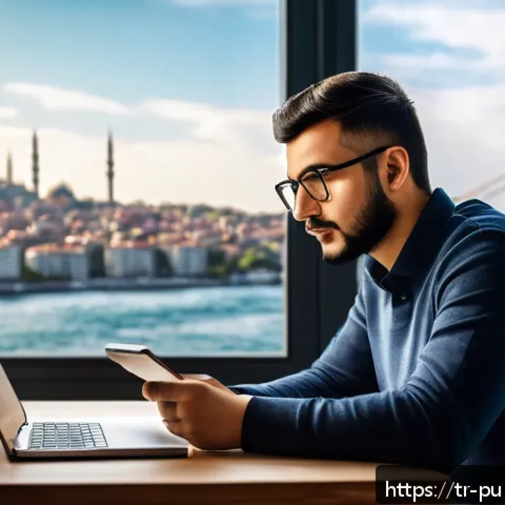 공공관리사 필기시험을 위한 추천 강의 - A focused Turkish adult student studying for the Public Administration exam at home in Istanbul, sit...