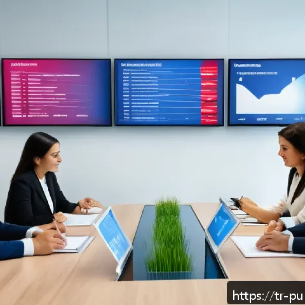 공공관리사와 관련된 법령 및 규정 최신 업데이트 - A modern Turkish public sector office environment featuring a diverse group of professional employee...